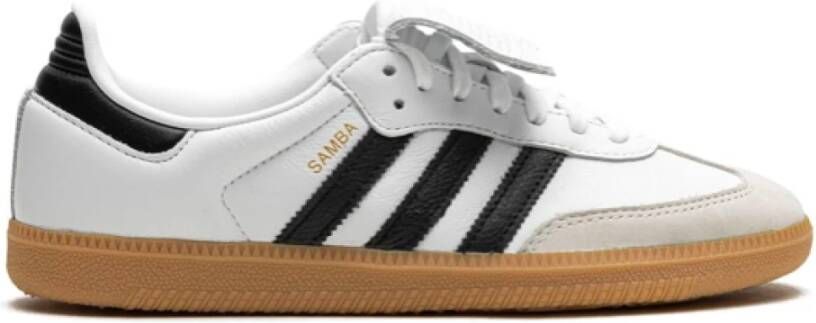 Adidas Samba Wit Zwart Goud Sneakers White Dames