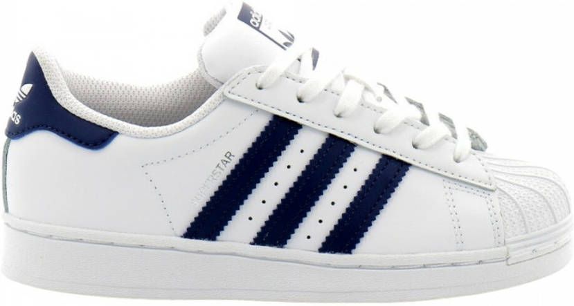 sokken Aanklager systeem Adidas Originals Superstar sneakers wit donkerblauw wit - Schoenen.nl