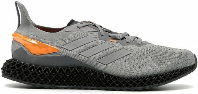 Adidas Originals X9000 4D Grijze Sneakers met Oranje Details Gray Heren