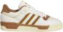 Adidas Lage Leren Sneaker met Iconische Strepen White Heren - Thumbnail 2