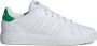 Adidas Sportswear Advantage Base 2.0 sneakers wit groen Imitatieleer 35 1 2 - Thumbnail 2