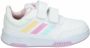 Adidas Sportswear Tensaur sneakers wit lichtblauw lila Imitatieleer 26 - Thumbnail 2