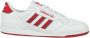 Adidas Originals Continental 80 Stripes Schoenen Cloud White Collegiate Red Grey Three Heren - Thumbnail 1