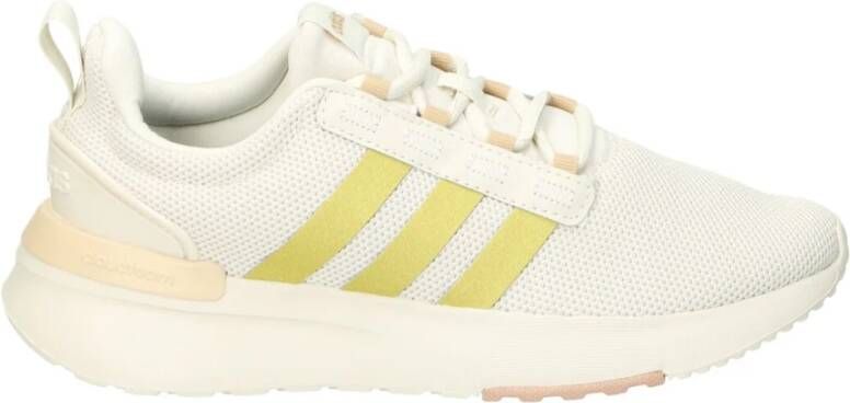 Adidas Sportschoenen Eco Leer Rubberen Zool Wit Dames