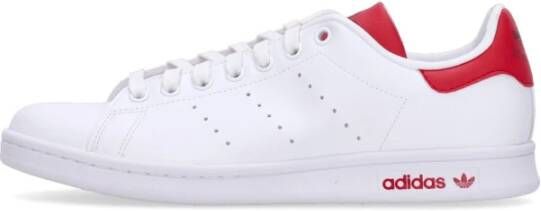 Adidas Stan Smith Lage Sneaker Wit Rood White Heren