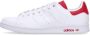 Adidas Stan Smith Lage Sneaker Wit Rood White Heren - Thumbnail 1