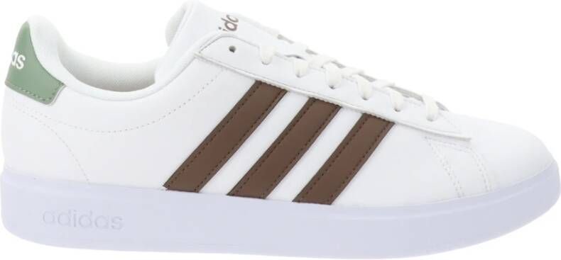 Adidas Stijlvolle Similpelle Sneakers Wit Heren