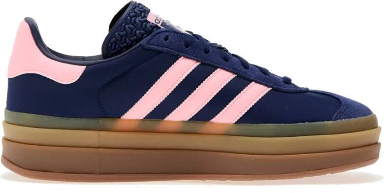 Adidas Stoere Gazelle Donkerblauw Roze Spark Blue Dames