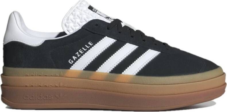 Adidas Stoere Gazelle Sneakers Zwart Wit Black Heren