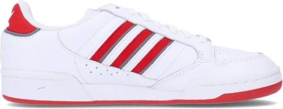 Adidas Originals Continental 80 Stripes Schoenen Cloud White Collegiate Red Grey Three Heren