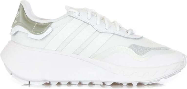 Adidas Choigo Runner Dames Schoenen White Textil Leer 2 3 Foot Locker