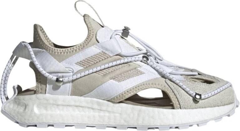 Adidas Suede Panel Cut-Out Sneakers Beige Heren