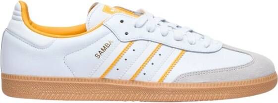 Adidas Suede Panel Sneakers White Heren