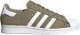 Adidas Originals Superstar sneakers kaki wit goud - Thumbnail 2