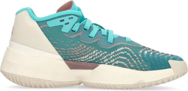 Adidas Uitgave 4 Basketbalschoenen Mint Mauve Blue Heren