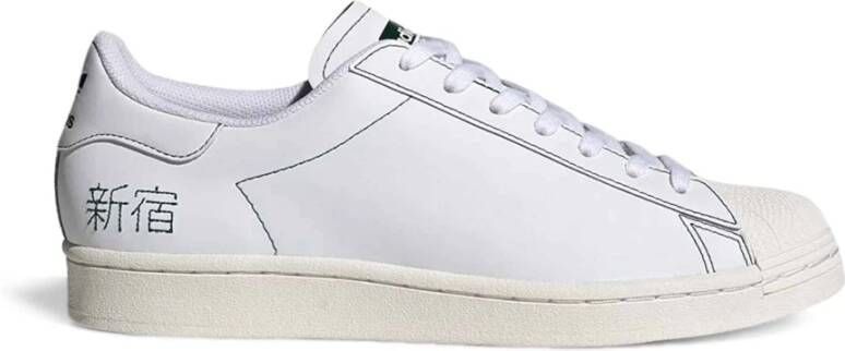 Adidas Casual Sneakers Unisex Ronde Neus White Heren