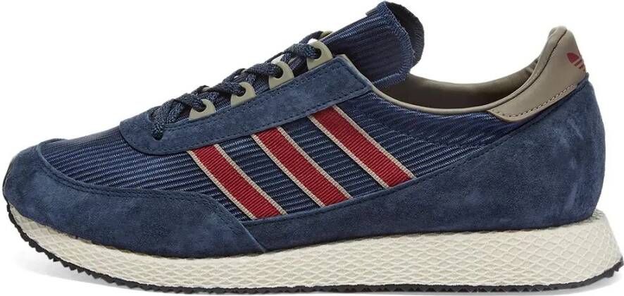 Adidas Vintage Glenbuck Navy Burgundy Sneakers Blue Heren