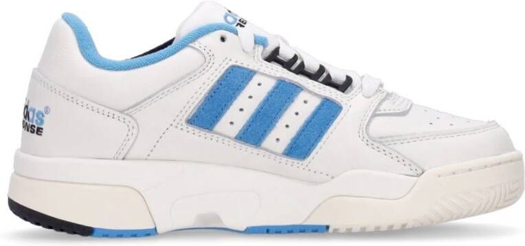 Adidas Wit Blauw Tennis Sneaker Torsion Response White Dames