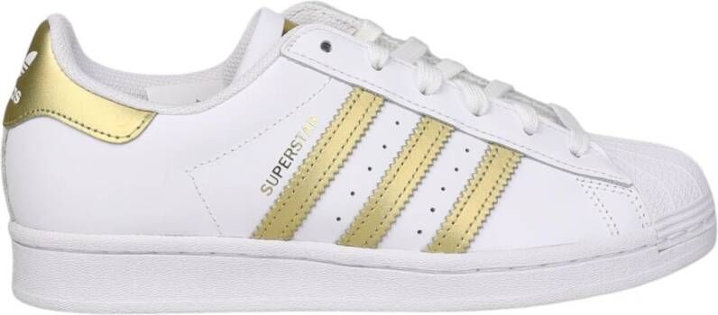 Adidas Wit Goud Metallic Sneakers White Heren