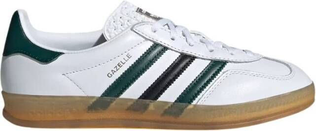 Adidas Witte Leren Sneakers met Bicolor Strepen Multicolor Heren