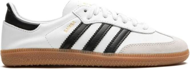 Adidas Witte Samba Decon Leren Sneakers White Heren