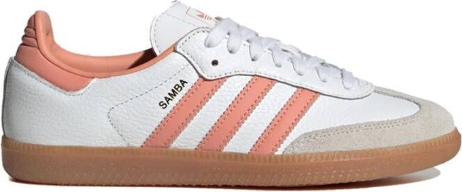 Adidas Witte Samba OG Leren Sneakers White Dames