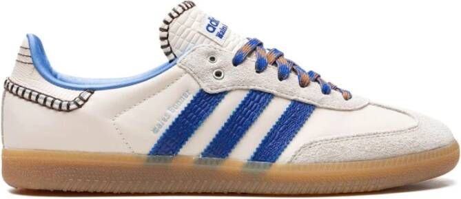 Adidas Wonder Clay Samba Nylon Sneakers Blue Dames