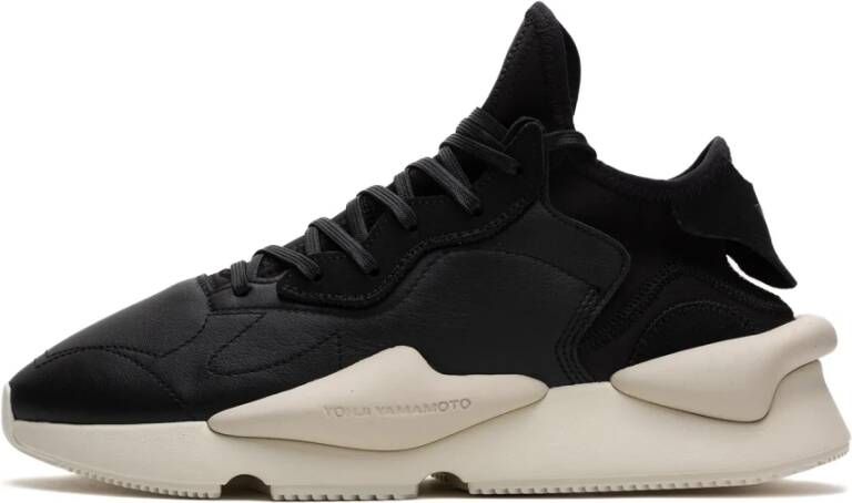 Y-3 Zwarte Sneakers met 3 5 cm Hak Black Heren