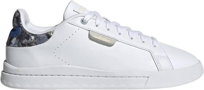 Adidas Zijden Sneaker Witte Court Schoenen White Dames