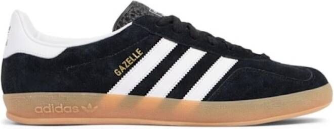 Adidas Zwarte Gazelle Indoor Sneakers Suède Black Heren