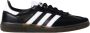 Adidas Zwarte Handball Spezial Leren Sneakers Black Heren - Thumbnail 1