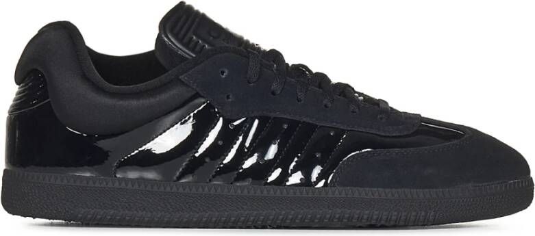 Adidas Zwarte Leren Sneakers voor Mannen Black Heren