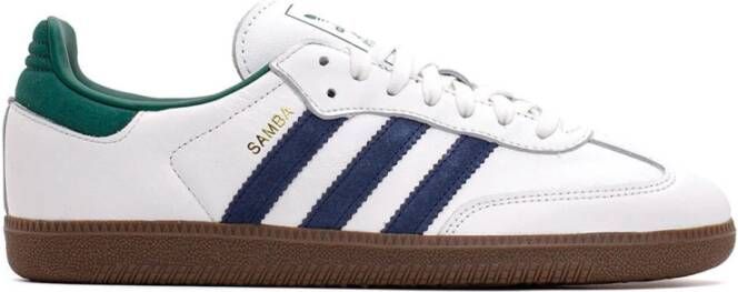 Adidas Zwarte Samba OG Leren Sneakers Multicolor Heren