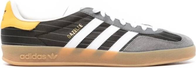 Adidas Zwarte Sneakers met 3-Stripes Logo Black Heren