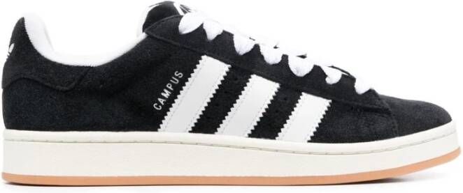 Adidas Zwarte Sneakers met Handtekening Strepen Black Heren