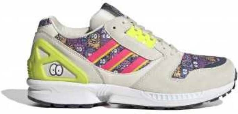 Adidas ZX 8000 Sneakers Stijlvol en White Unisex