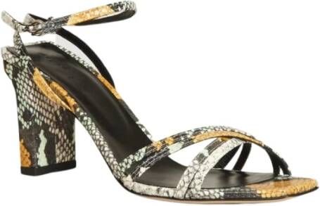 Aeyde Annabella Snake Print Pumps Grijs Dames