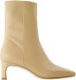 Aeyde Leather boots Beige Dames - Thumbnail 1