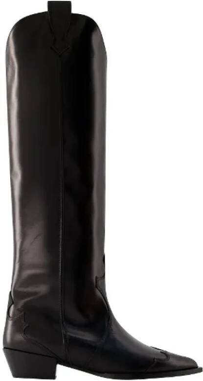 Aeyde Leather boots Black Dames