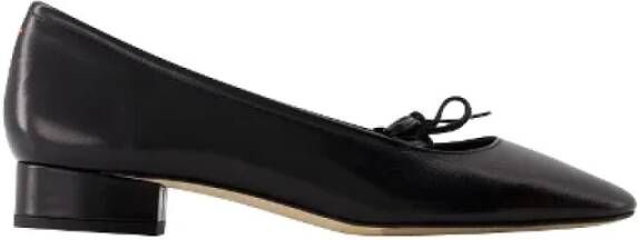 aeyde Leather flats Black Dames