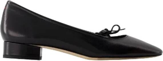 Aeyde Leather flats Black Dames