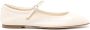 Aeyde Leren Ballerinas in Beige en Wit White Dames - Thumbnail 1