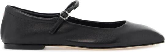 Aeyde Vierkante Neus Mary Jane Ballerinas Black Dames