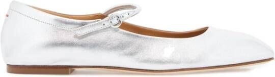 Aeyde Vierkante Neus Mary Jane Ballerinas Gray Dames