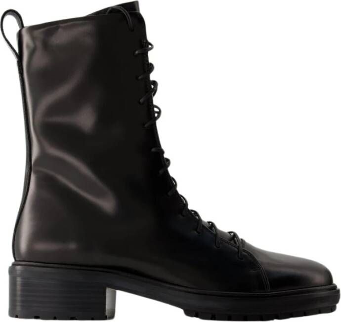 Aeydē Boots & laarzen Isa Ankle Boots Leather Black in zwart