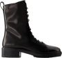 Aeydē Boots & laarzen Isa Ankle Boots Leather Black in zwart - Thumbnail 1