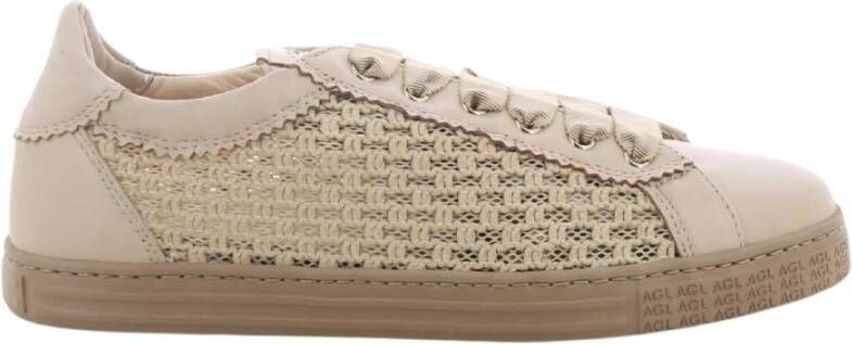 AGL Beige Damesschoenen Sade Plots Beige Dames