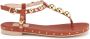 AGL Bruin Leren Casual Open Sandalen Brown Dames - Thumbnail 3