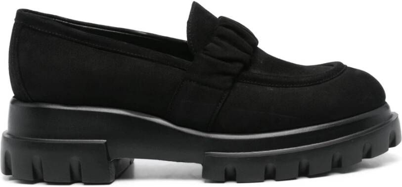 AGL Celeste Suede Loafers Black Dames