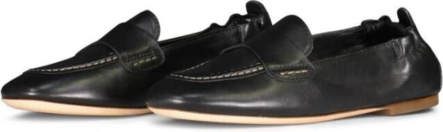 AGL Comfortabele Ballerina Loafers Black Dames